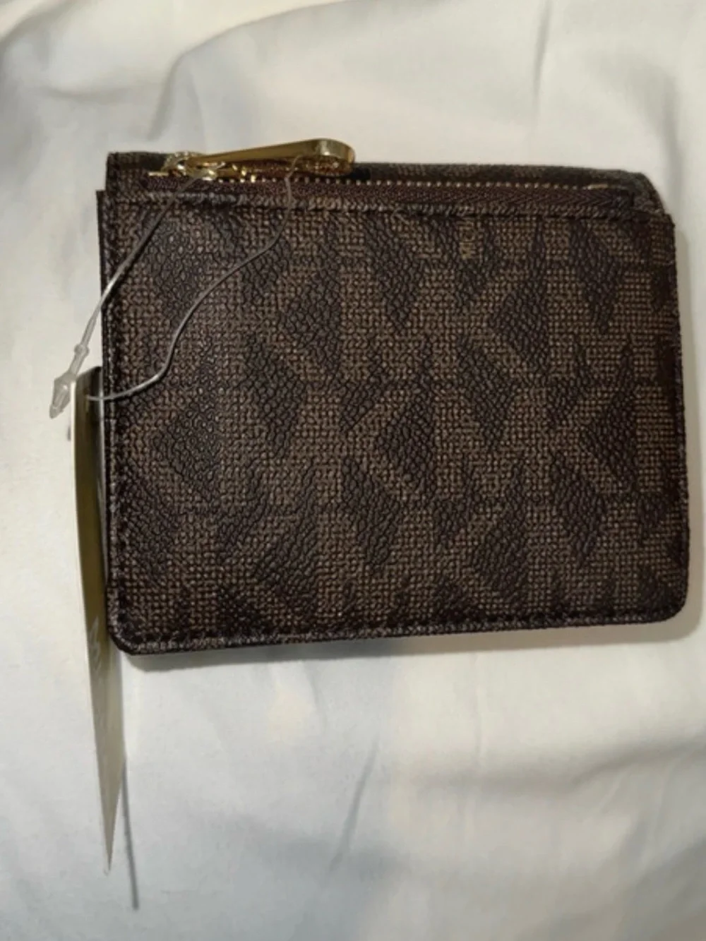 Michael Kors Brown Logo jetset carryall wallet